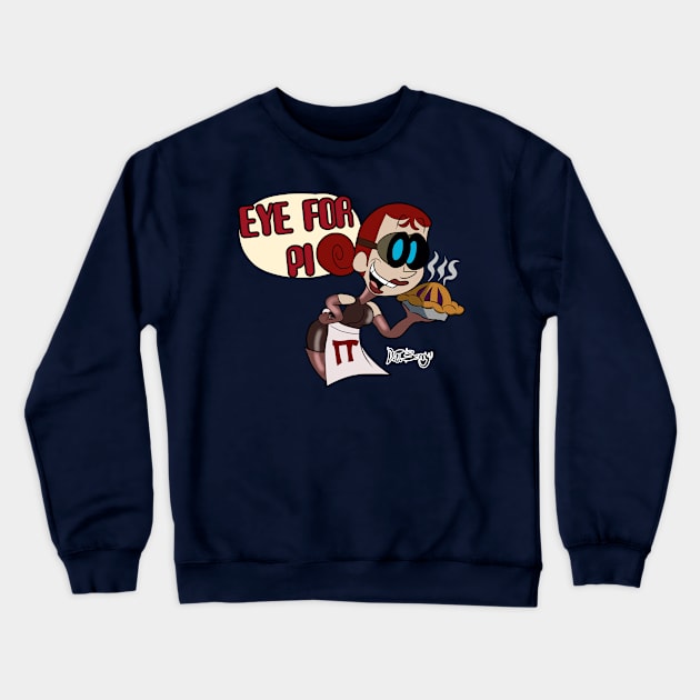 Eye for Pi Crewneck Sweatshirt by D.J. Berry